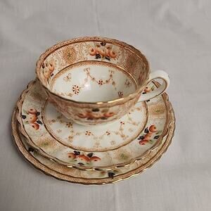 Vintage Radford's Fenton Bone China Set 3.5" Cup 5.5" Saucer & 6" Plate